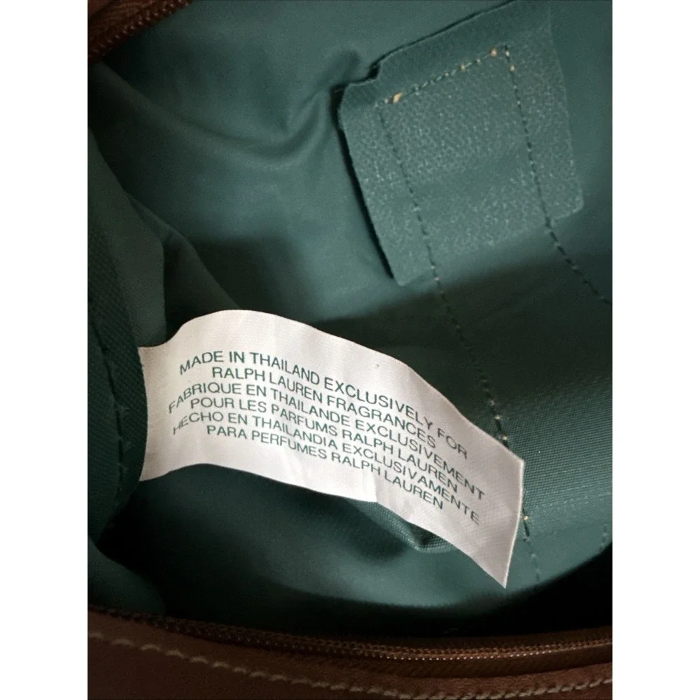 90s Ralph Lauren Fragrances Green Gym Travel Weekender Bag